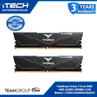 TeamGroup Vulcan T-Force DDR5 16GB (2x8GB) 6000MHz CL38 Desktop Memory | FLBD516G6000HC38ADC01 DDR5 