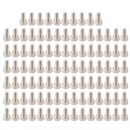 concon 100pcs 304 Stainless Steel Hex Socket Cover Head Screws Fastener Metal Bolts M3 x 6/8/10/12/1