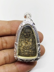 พระหลวงพ่อทวด วัดช้างให้ เนื้อว่าน 2497 พร้อมตลับเงิน/Amulets of Luang Phor Thuad