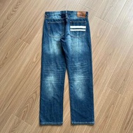 日本預訂 momotaro 淺藍水洗  口袋拼色 牛仔褲