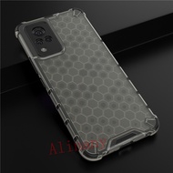 Vivo V21 5G Case Hard Honeycomb Clear Shockproof Phone Casing Vivo V21 V 21 VivoV21 Back Cover