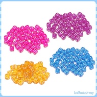 [LzdhuizbcMY] 50pcs Six-sided D6 Dice for Dungeons&Dragons D&D TRPG Party Game Supplies - Blue