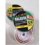 Lure Raleigh X8 7 Super Beautiful Super Durable Super Smooth Color Fishing Line