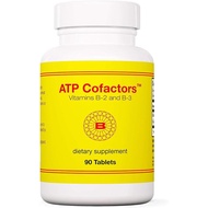 Optimox ATP Cofactors Supplement - Vitamin B Complex for Men & Women, Vitamin B2, Vitamin B3, 100mg 