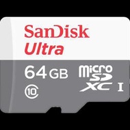 【S03 筑蒂資訊】含稅 SanDisk Ultra microSDXC UHS-1 64G 64GB 記憶卡