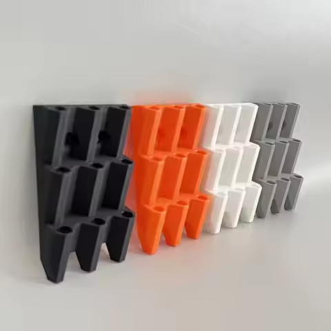 Minimalist Wall-Mounted Wall Dart Organizer PLA 3D Printed Dart Dock Stand 9 Darts Sturdy Dart Stand