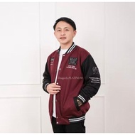 PLATINUM WORLD Varsity Jacket Full Embroidery Outerwear Varsity Jacket Baseball East Team 9X