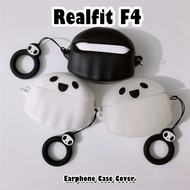 【Fast Shipment】For Realfit F4 Case Casing Soft Silicone Earphone Case Trendy Cartoon NO.2