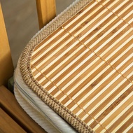 （现货）天坐垫竹丝坐垫竹子正方形通用型凉席坐垫沙发垫子椅垫Sky cushion, bamboo silk cushion, bamboo square universal cool mat, so24.1.13