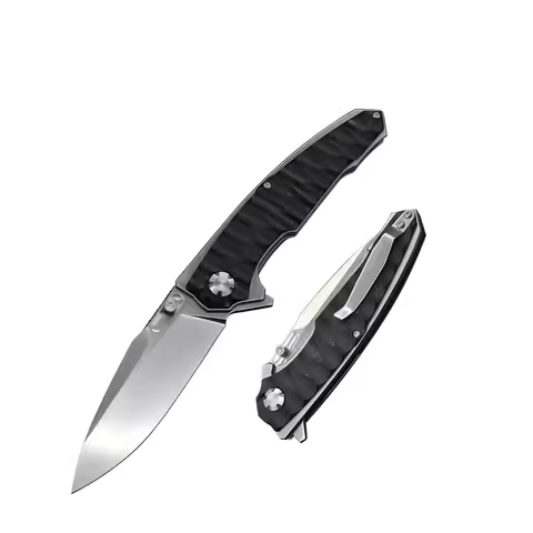 New M390 Steel Pocket Knife G10 Handle Outdoor Camping Knife Fruit Portable EDC Tool