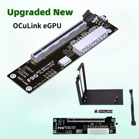 Upgraded PCIe 5.0 K993G F9G OcuLink Laptop External Graphics Card GPU Dock Notebook GEN5 SFF-8611 Oc