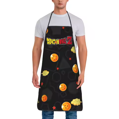 Dragon Ball Nimbus Cloud Polyester Aprons Goku Kitchen Cuisine Bib Tablier Home Cleaning Gardening P