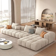 sofa bed modular kursi l / minimalis / recliner rc /  sofa modern leter u / bed kasur kantor office / ruang tamu / letter L-u lesehan kulit kursi arab suede-bergaransi custom mewah empuk kasur076