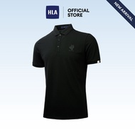 HLA Bear Embroidery Short Sleeve Polo Shirt Men - HNTPD2J013A13