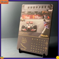 olimpidd|  Desk Calendar Personalized Calendar 2024 Car Racing Fans Calendar High-quality Racing Pictures Wall Desk Planner Home Decor Thick Paper Portable Calendar