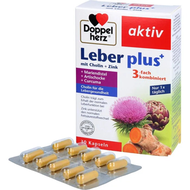 雙心 - Doppelherz Leber Plus mit Cholin + Zink 護肝膠囊（含膽鹼和鋅）30粒（EXP:2026/10/1)-平行進口