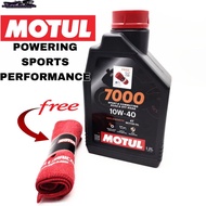 MINYAK HITAM MOTUL 7000 & H-TECH 100 FULLY SYNTHETIC 100% ORIGINAL 4T 10W40 10W50 1.2 Liter