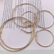 [SG Local Stock!] Golden Circle Large Earrings