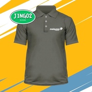 （JING02）MALAYSIA AIRLINES MAS Uniform Microfiber Polo T Shirt Tshirt Casual Unisex T-Shirt Jersey
