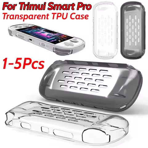 For Trimui Smart Pro Transparent TPU Cover Protective Case Anti-Scratch Protective Case for Trimui S