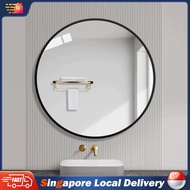 Toilet Mirror Bathroom Mirror Round Mirror Bedroom Mirror Nordic Mirror with shelf wall mirror hanging mirror