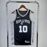 23-24賽季 San Antonio Spurs NBA球衣 #10 Sochan #1 Wembanyama