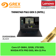 Lenovo 21XE000BMA ThinkPad P16s Gen 5 (Intel) Laptop (CU7-355H 32GB 1TB  RTX PRO 500 16" WUXGA IPS W