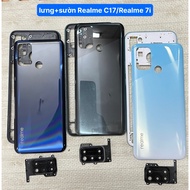 Back cover + Realme C17/ Realme 7i Oppo ribs