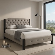 LOFT LIVING  HAYDEN Queen Size Metal Bed Frame katil queen besi katil besi murah