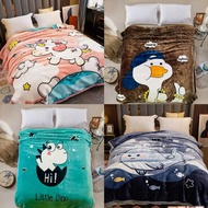 Mink Blanket 1.55kg Size 5 Feet 150*200cm Thick Soft Comfortable To Wear Good Use