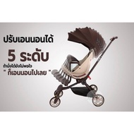 ส่งฟรี รถเข็น V18 พับได้  รถเข็นน้ำหนักเบาพกพาสะดวก รถเข็นเด็ก4ล้อ