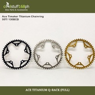 CS168ph Ace Timaker 50T/ 130BCD Titanium Chainring Bicycle Parts &amp; Accessories