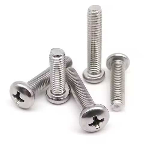 M1.6 M2 M2.5 M3 M3.5 M4 M5 M6 M8 GB818-85 A2-70 304 Stainless steel Cross Phillips Round Pan Head Sc