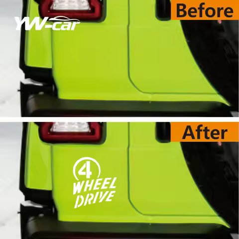 Upgrade Your Jeep's Aesthetic Now! Quality 4 Wheel Drive Willys Overland Decal for JK, TJ, YJ, CJ, X