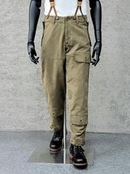 【千代】西里布全棉重磅甲板褲工裝休閑褲咔嘰日系復古非rrl freewheelers