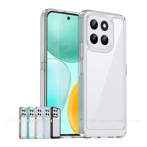 For Huawei Honor X6C Case Cover Honor X6C Capas New Shockproof Phone Back Bumper Transparent Colour 