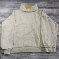 SWEATER TURTLE NECK WANITA WARNA PUTIH BRAND AMERICAN HOLIC SIZE XXXL