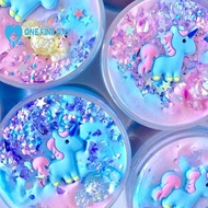 Unicorn Fluffy Slime Glue Butter Slimes Supplies Diy Modeling Polymer Sand Fidget Plasticine Q2y9