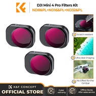 K&F CONCEPT DJI Mini-4 Pro Filter 4-in-1 Kit(ND8&PL+ND16&PL+ND32&PL)