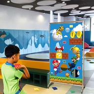 [Spot] Super Mario themed birthday party background banner fun interactive game
