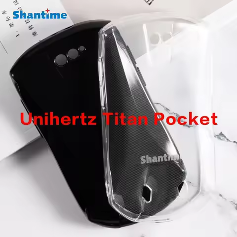 For Unihertz Titan Pocket Gel Pudding Silicone Phone Protective Back Shell For Unihertz Titan Pocket