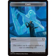 MTG - Copy // Golem Double-Sided Token - Foil NM T EOE