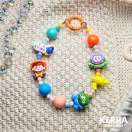 Cute Toy Story Woody, Buzz Lightyear, Aliens, Toy Gun Charms Phone Strap / Bag Strap / Key Chain