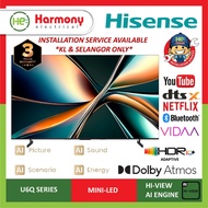 *𝐍𝐄𝐖* HISENSE 55" 65" 75" 85" ULED Mini LED TV U6Q Series Smart TV 55U6Q 65U6Q 75U6Q 85U6Q 4K UHD 14