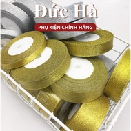 [CHEAP WHOLESALE] Lot of 5 rolls of glitter ribbon 1 2 4cm x 22m to make handmade flower gift wrappi