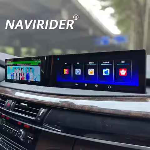 21Inch Curved Screen Car Radio For BMW 5 Series F10 F11 CIC NBT 2011-2017 Android GPS Navigation Mul