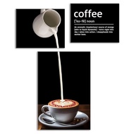 MDF Wall Decoration Coffee Theme Coffee Vintage Cafe Kitchen Decoration Barista Aesthetic Vintage De