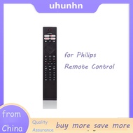 uhunhn Replacement Remote Control for Philips Ambilight 4K Ultra HDR OLED Android Smart TV 398GR10BEPHN0041BC BRC0984501/01
