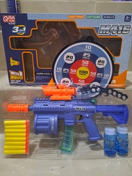 MAINAN SENAPAN 3 IN 1 MULTIFUNCTION GUN 668-1 MAINAN SENAPAN BUBBLE GUN MAINAN SENAPAN SOFT BULLET M