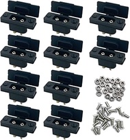 10Pcs Amass XT90E-M Battery Connector XT90E Male Plug Gold-Plated Connector with PVC Protective Slee